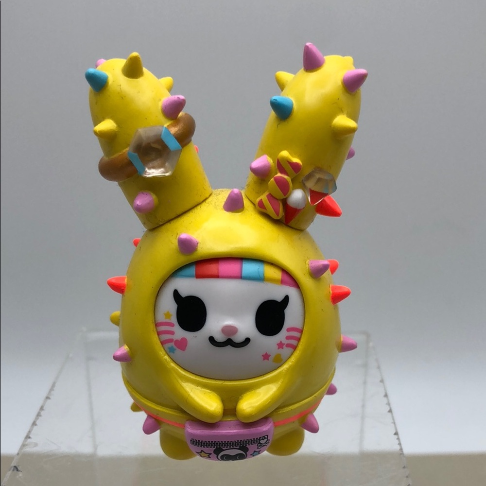 Tokidoki Cactus Bunnies Cactus Cutie Yellow 3" Vinyl Figure Cactus Friends